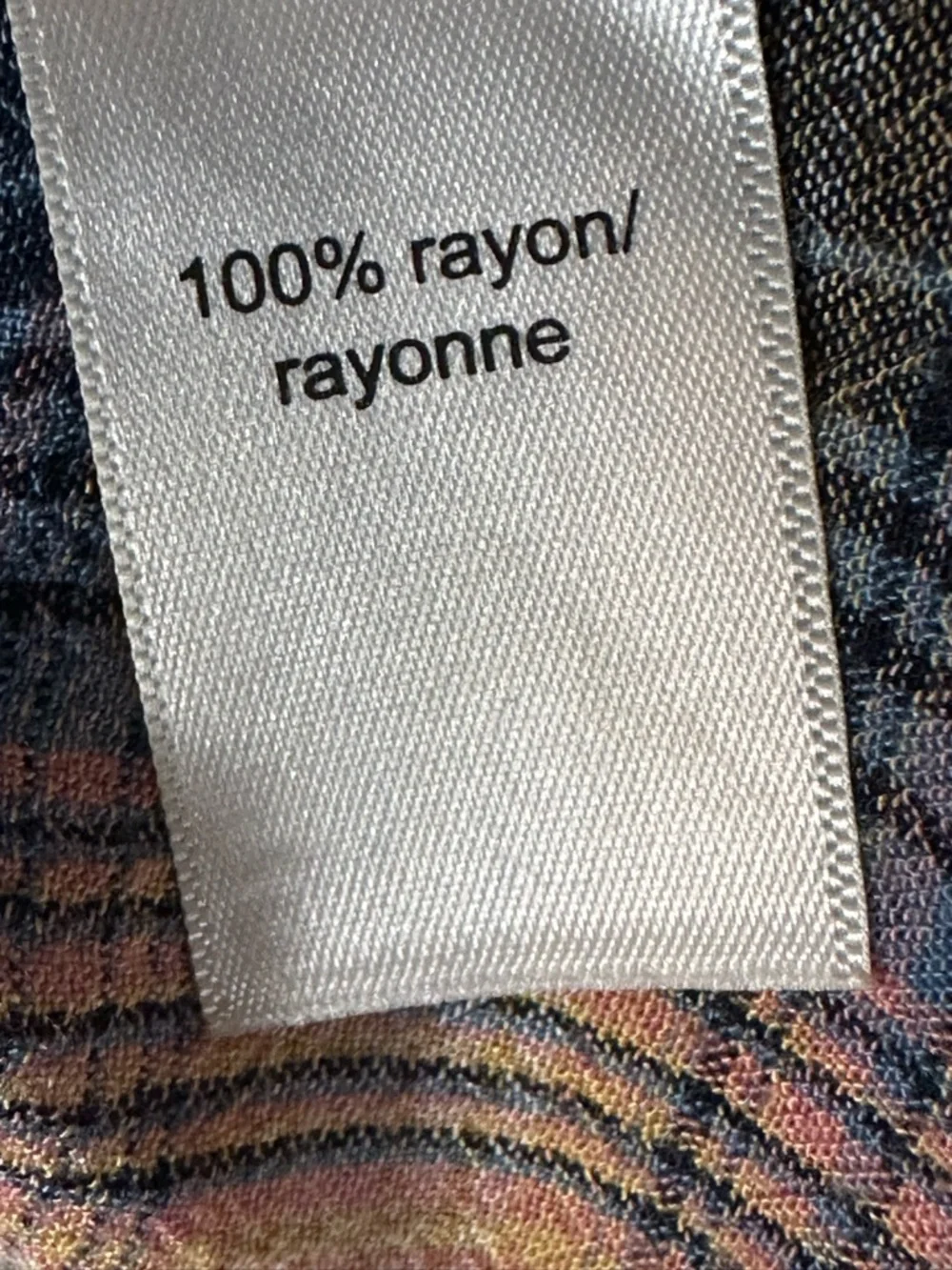 Maurices MEDIUM Western Plaid in Navy and Cream Button-Down Shirt - Picture 5 of 5